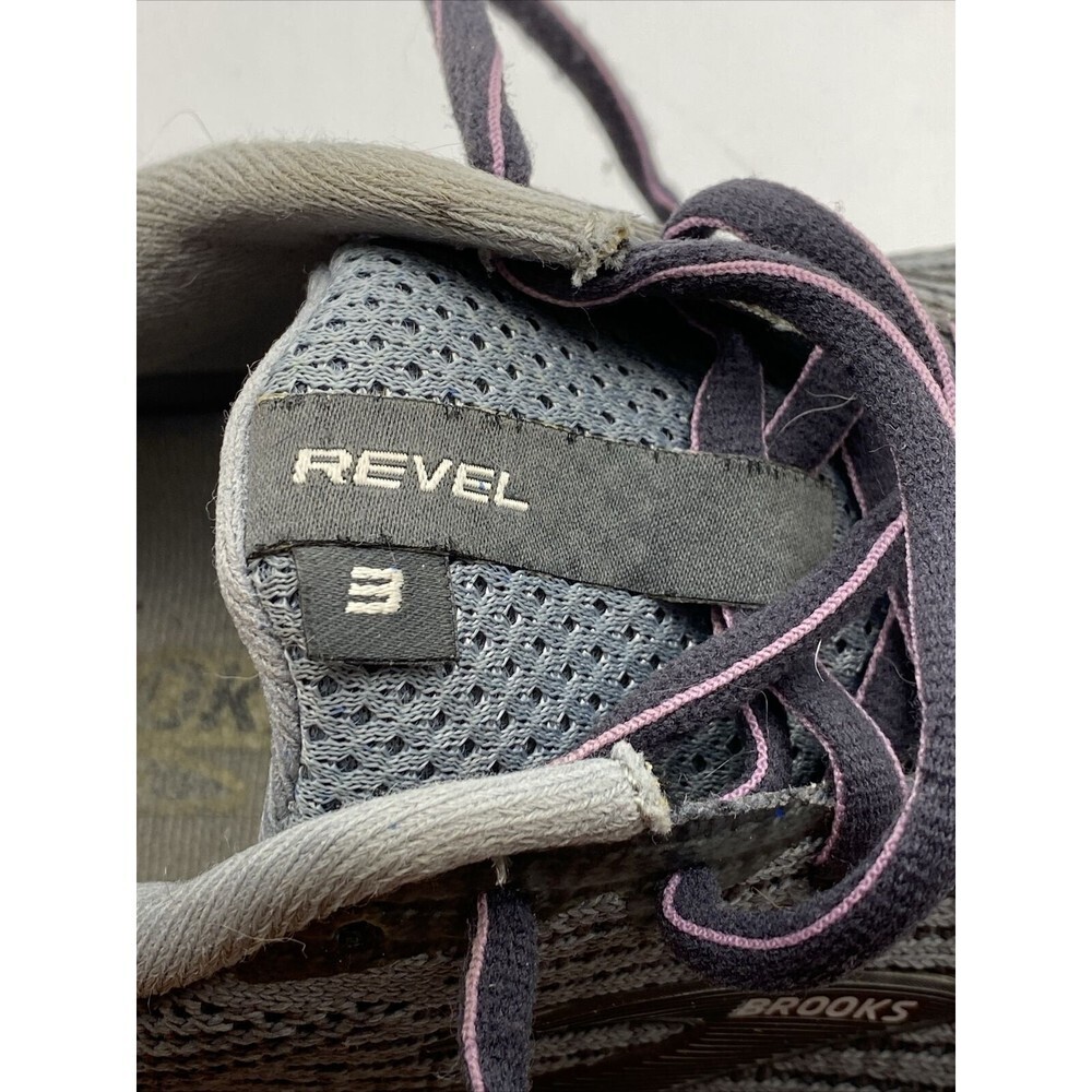 Brooks Shoes Revel 3 Womens 9 Gray Pink Running Athletic Sneakers Gym Walking - Picture 4 of 16